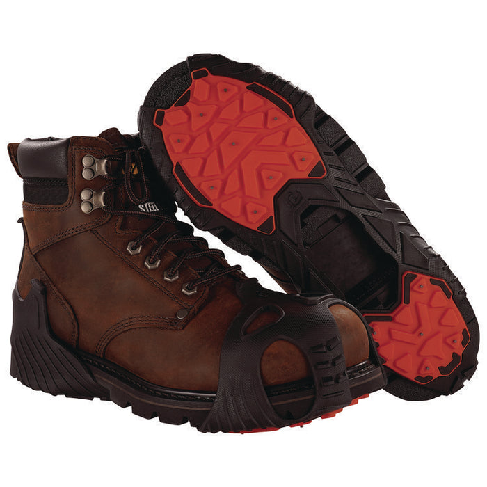 TREX 6306 Ice Traction Cleats, Small, Black, Pair