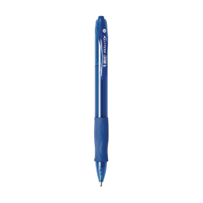 GLIDE Bold Ballpoint Pen, Retractable, Bold 1.6 mm, Blue Ink, Translucent Blue Barrel, 4/Pack