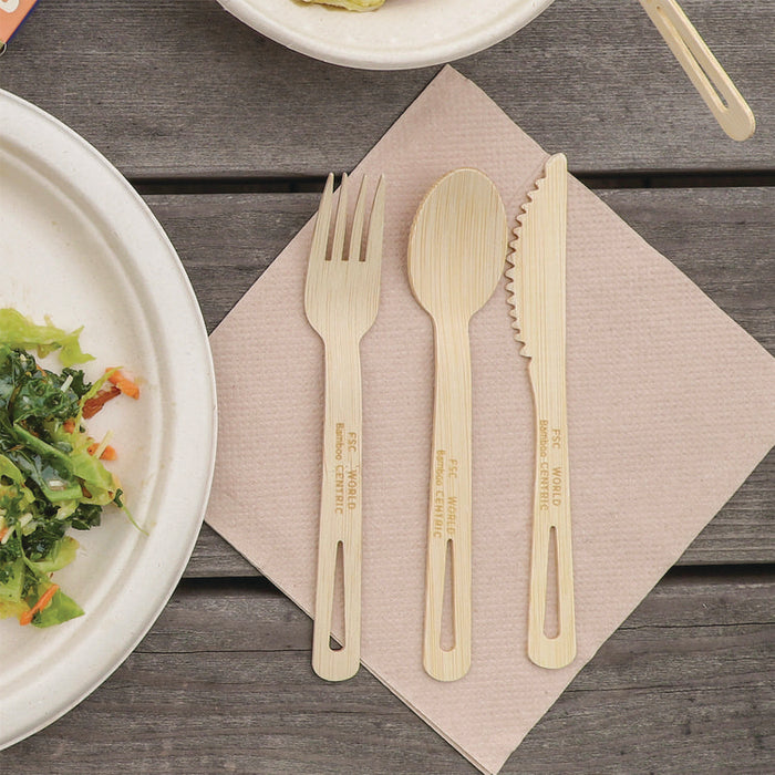 Bamboo Cutlery, Knife, Paper, Natural, 2,000/Carton