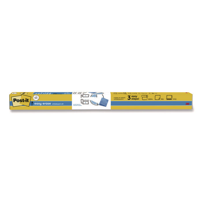 Easy Erase Permanent Marker Whiteboard Surface, Laminate Film, 96" x 48", White