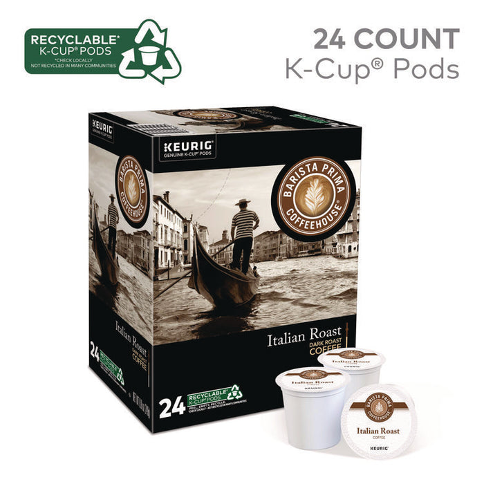 Italian Roast K-Cups Coffee Pack, 24/Box, 4 Box/Carton