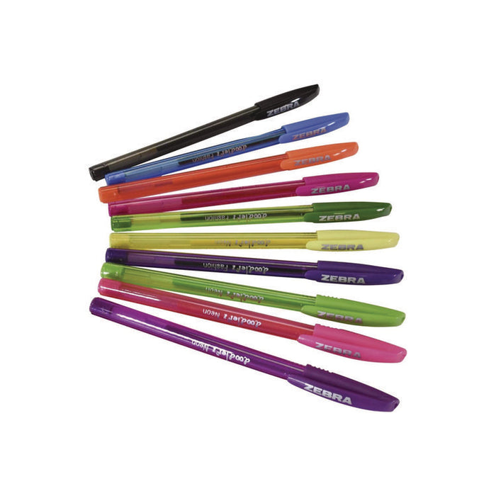 Doodler'z Gel Pen, Stick, Bold 1 mm, Assorted Fashion/Neon Ink and Barrel Colors, 10/Pack