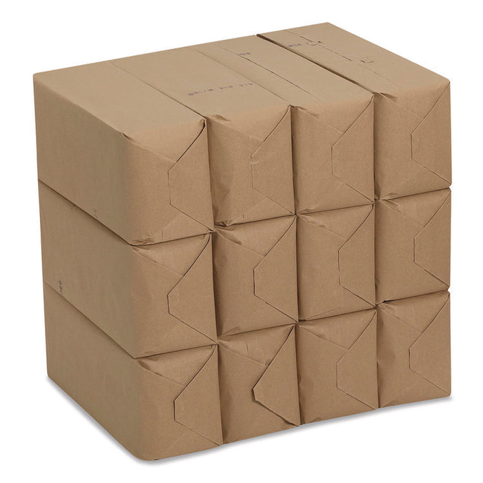 Interfold Napkin Refills, 1-Ply, 13 x 8.5, Brown, 900 Napkins/Pack, 12 Packs/Carton