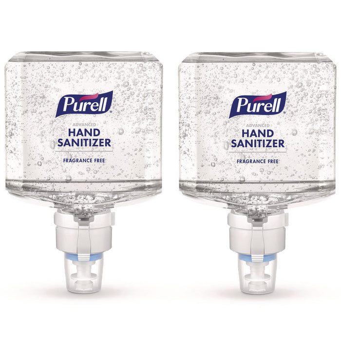 Professional Advanced Gel Hand Sanitizer Fragrance Free, For ES8 Dispenser, 2/Carton