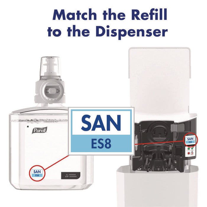 FS8 Floor Stand Dispenser with Energy-on-the-Refill and SMARTLINK Capability, 12.75 x 11.25 x 39, White