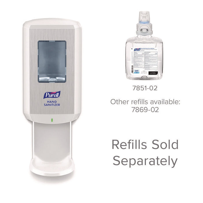 CS8 Hand Sanitizer Dispenser, 1,200 mL, 5.79 x 3.93 x 15.64, White