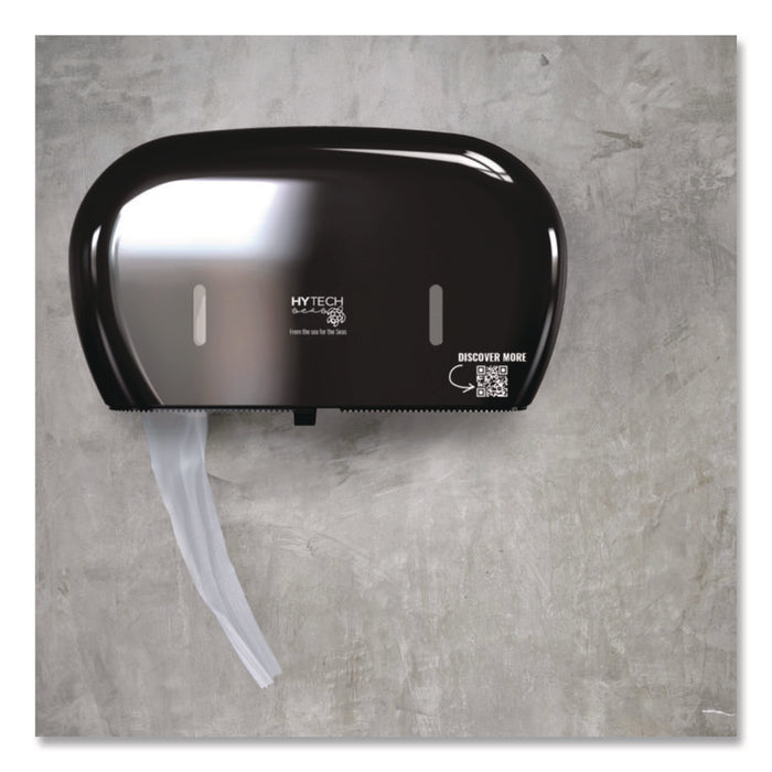 HyTech Seas Mini JRT Twin Dispenser, 5.5 x, 15.7 x 9.8, Black