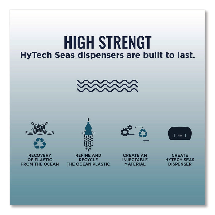 HyTech Seas Mini JRT Twin Dispenser, 5.5 x, 15.7 x 9.8, Black