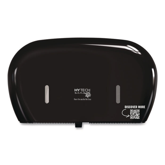 HyTech Seas Mini JRT Twin Dispenser, 5.5 x, 15.7 x 9.8, Black