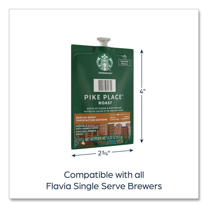 Starbucks Pike Place Roast Coffee Freshpack, 38/Carton