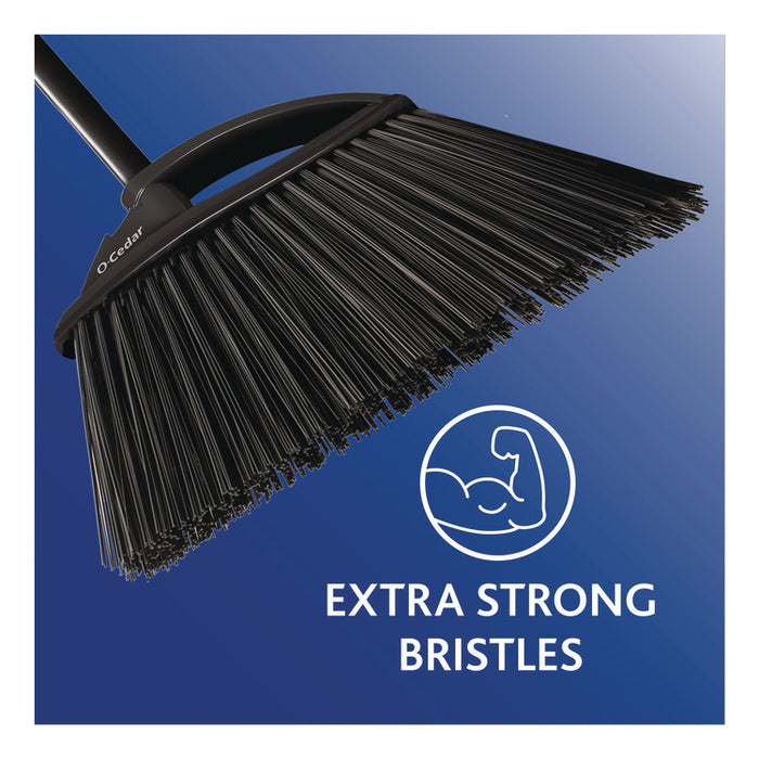 Outdoor PowerCorner Angle Broom, 55" Length, Black/Gray