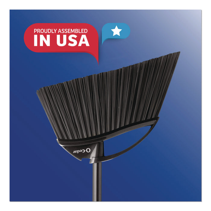 Outdoor PowerCorner Angle Broom, 55" Length, Black/Gray