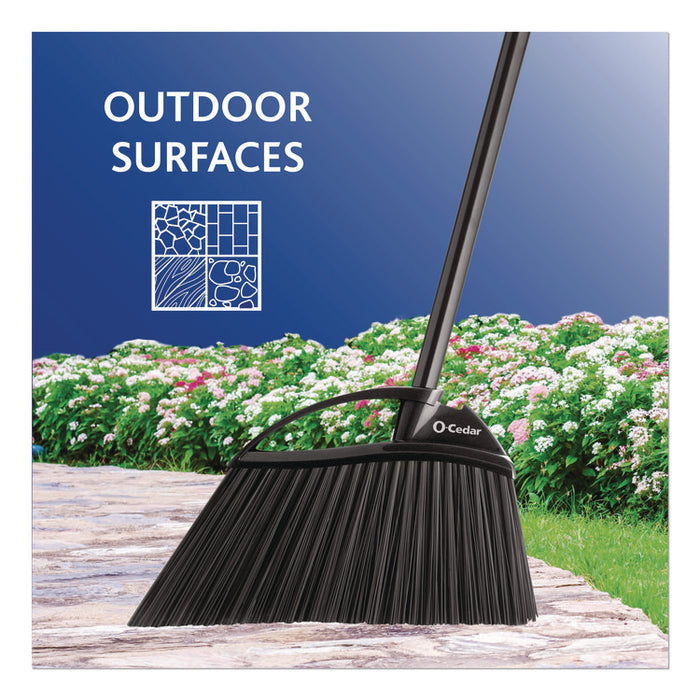 Outdoor PowerCorner Angle Broom, 55" Length, Black/Gray