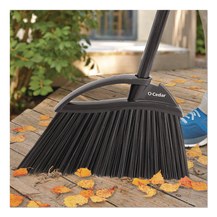 Outdoor PowerCorner Angle Broom, 55" Length, Black/Gray