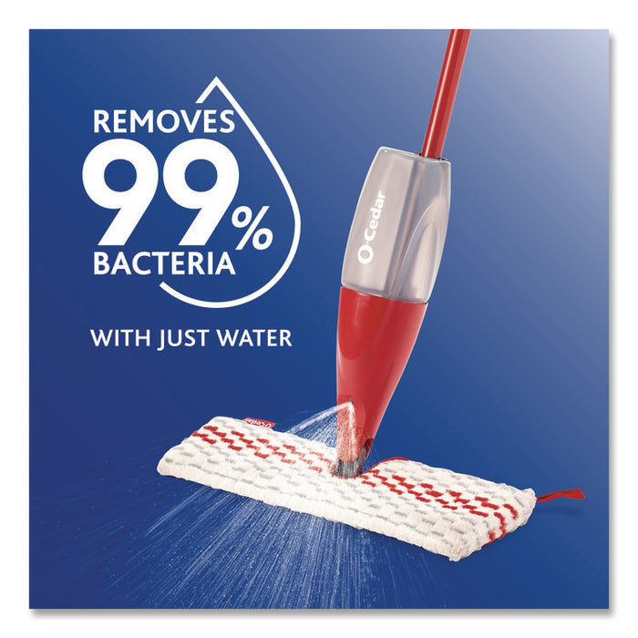 ProMist MAX Refill, Microfiber, Custom Size for ProMist Mop System, Red/White/Gray