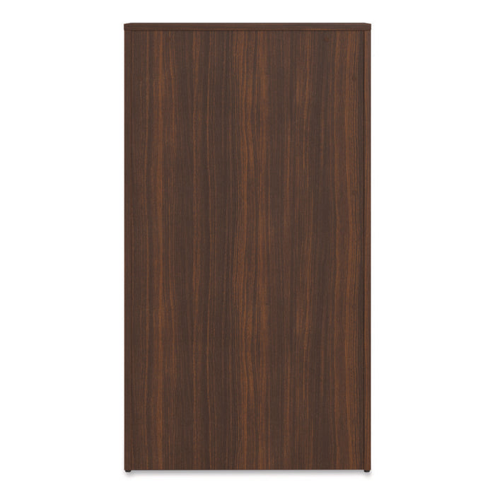 Alera Seville Bookcase, Five-Shelf, 36w x 14d x 65h, Mahogany