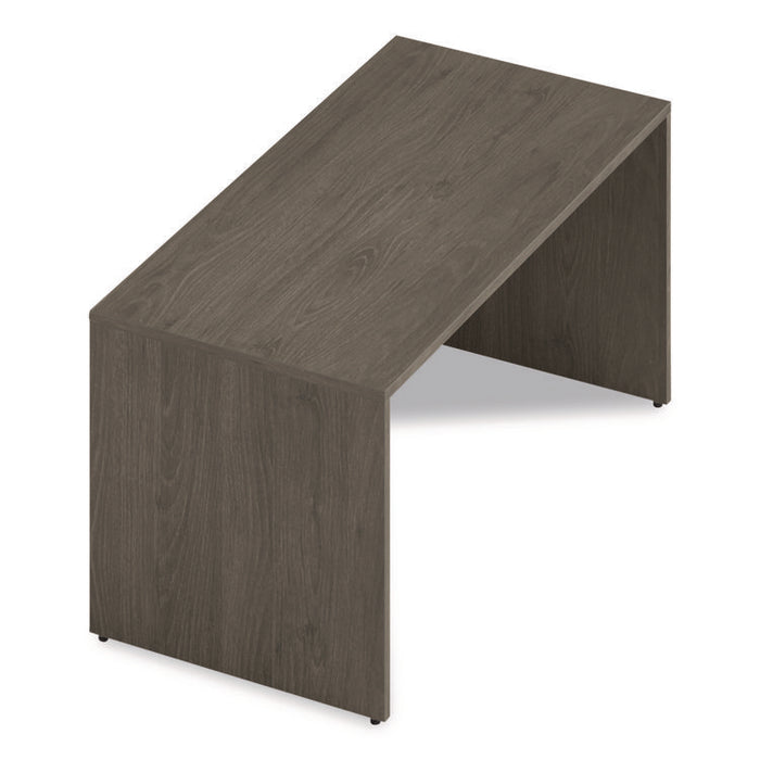 Alera Seville Series Desk Shell, 60" x 30" x 29", Walnut