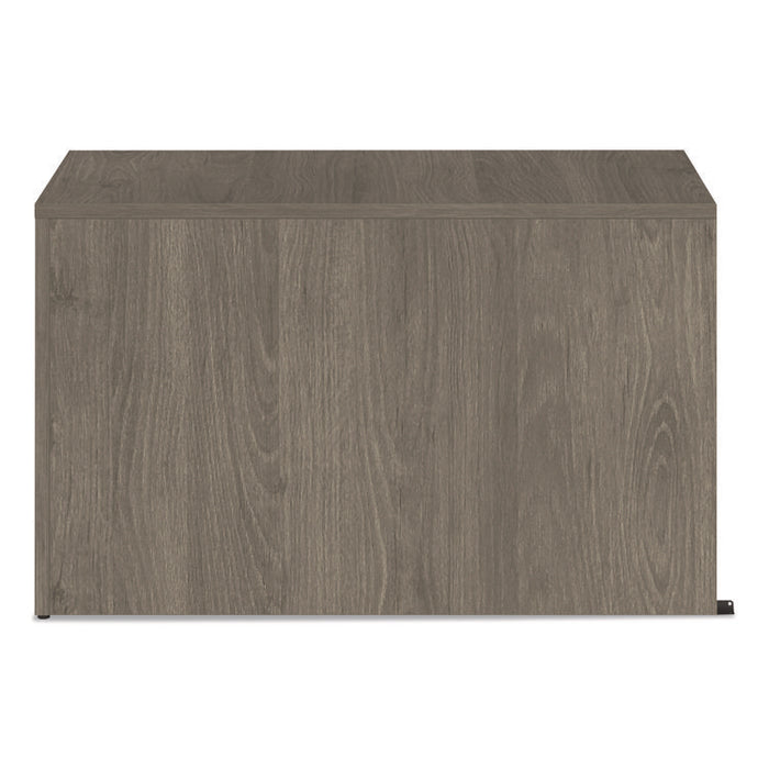 Alera Seville Series Return Shell, Reversible, 48" x 24" x 29", Walnut