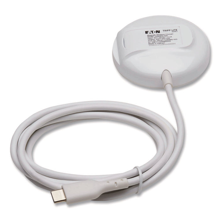 15W Wireless Charging Pad, USB C, White