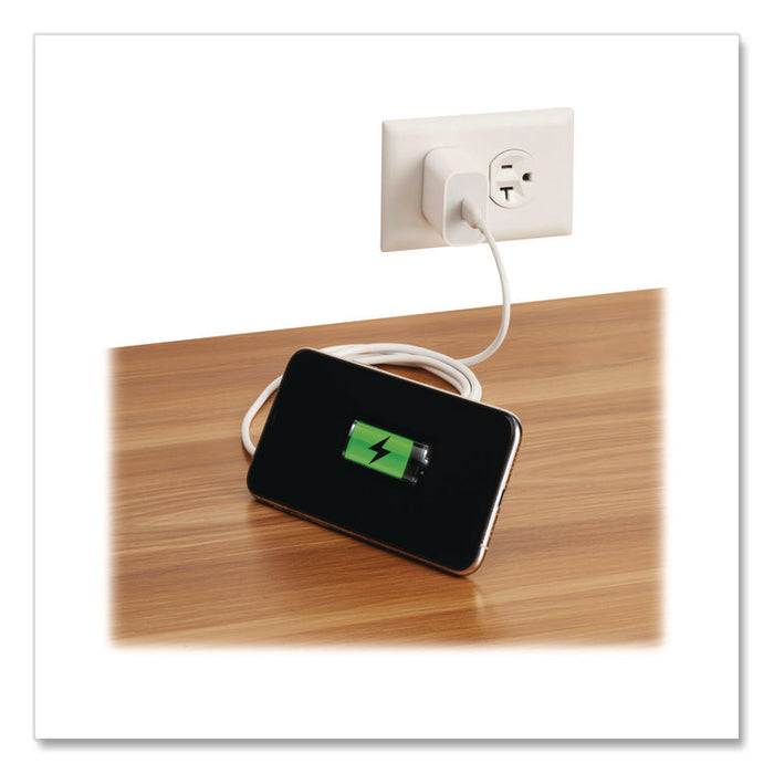 15W Wireless Charging Pad, USB C, White