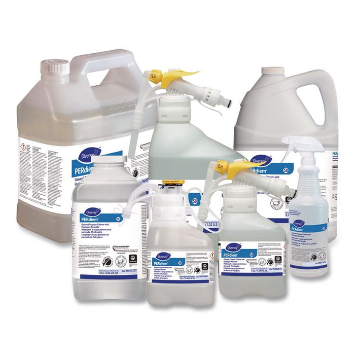 PERdiem Concentrated General Cleaner with Hydrogen Peroxide, Fragrance Free, 1.5 gal