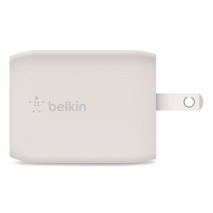 BOOST CHARGE Pro Dual USB-C GaN Wall Charger with PPS, White