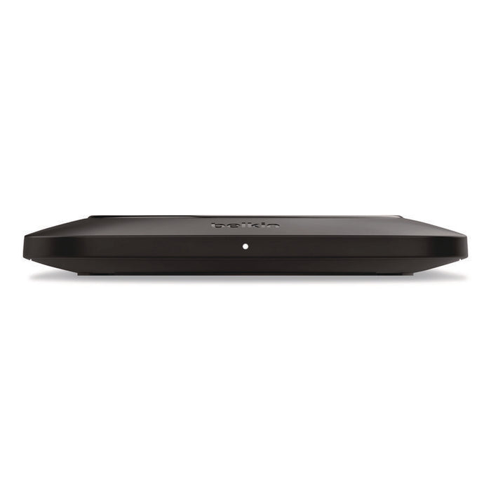 BOOST CHARGE Pro Universal Easy Align Wireless Charging Pad, Qi Wireless Charging, 15 W, Black