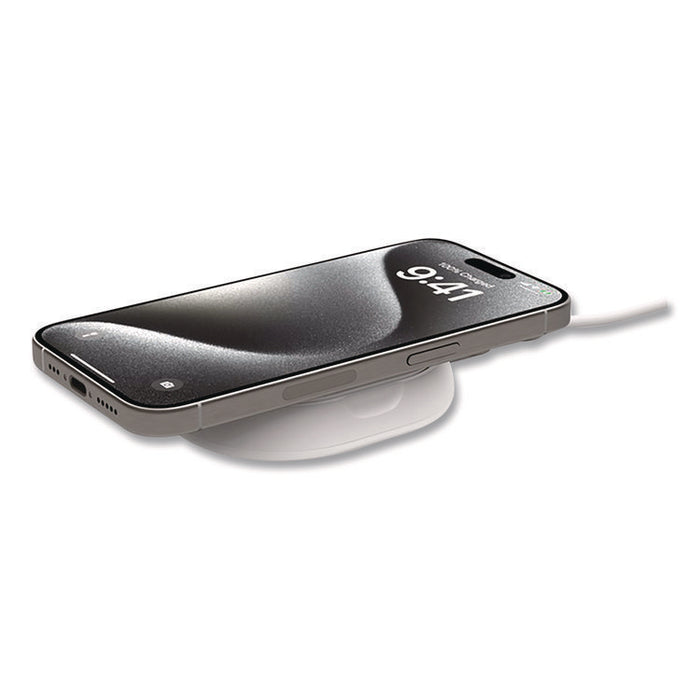 BOOST CHARGE Pro Convertible Magnetic Wireless Charging Stand, Qi2 Wireless Charging, 15 W, White