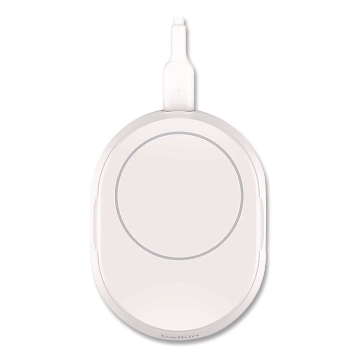 BOOST CHARGE Pro Convertible Magnetic Wireless Charging Stand, Qi2 Wireless Charging, 15 W, White