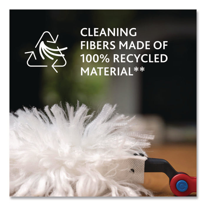 Flex and Catch Duster Heavy-Duty Refills, Polyester, White, 5/Pack