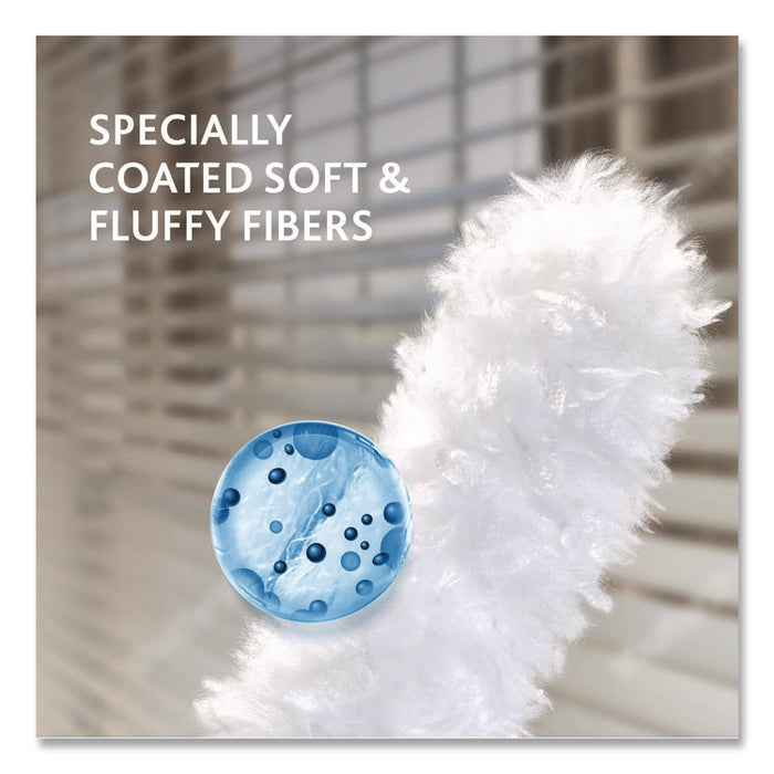 Flex and Catch Duster Heavy-Duty Refills, Polyester, White, 5/Pack, 4 Packs/Carton