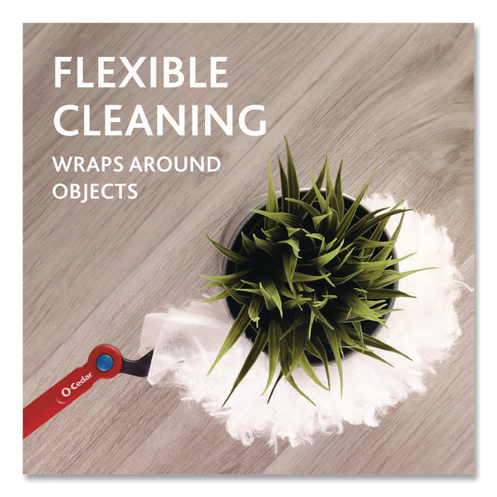 Flex and Catch Duster Heavy-Duty Refills, Polyester, White, 10/Pack, 4 Packs/Carton