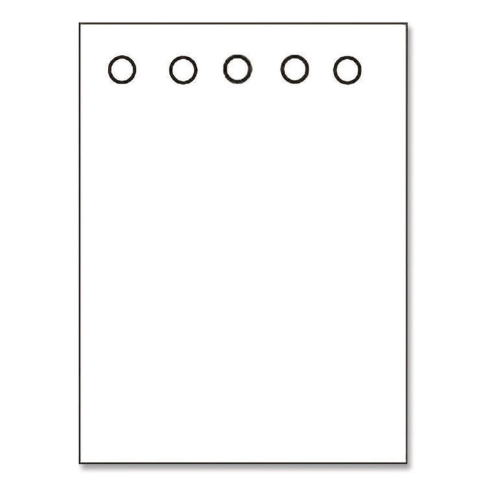Punched Laser Cut Sheets, 92 Bright, Side: 5-Hole, 20 lb Bond Weight, 8.5 x 11, White, 500 Sheets/Ream, 5 Reams/Carton