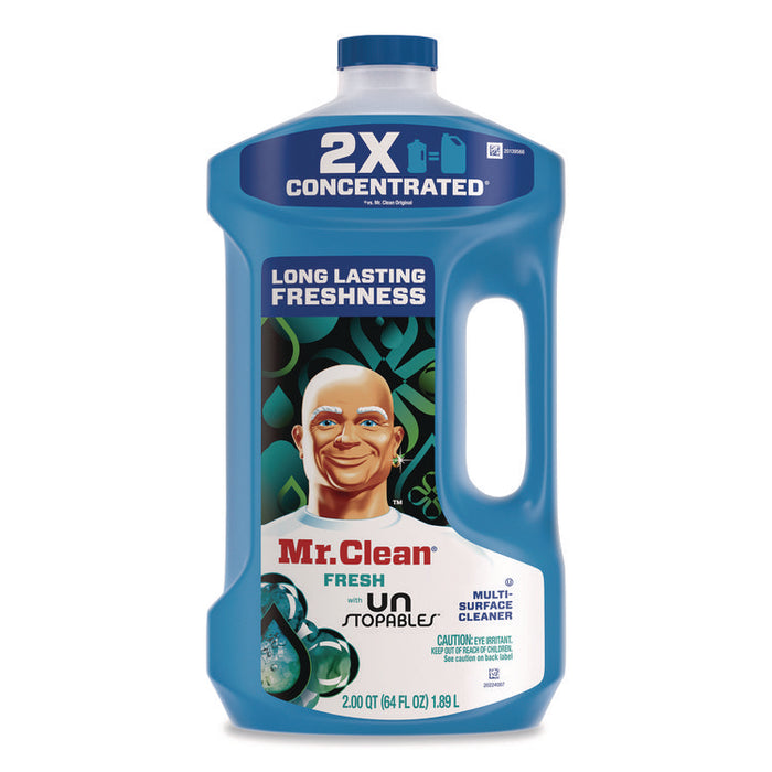 Mr. Clean Multipurpose Cleaning Solution, Unstopables Fresh Scent, 64 oz Bottle