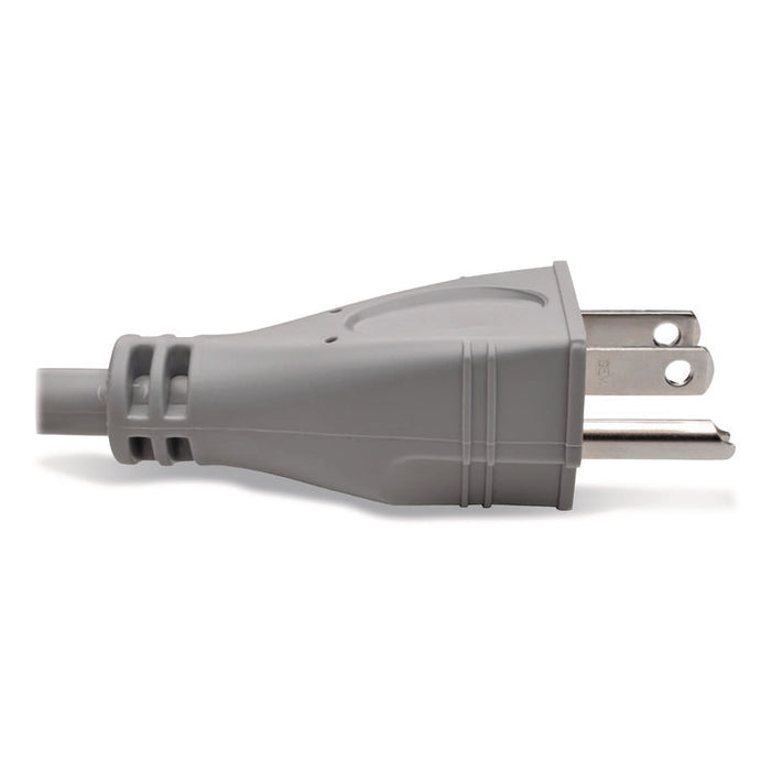 Hospital-Grade Extension Cord, 15 ft, 15 A, Gray