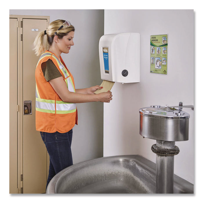 Tandem Mechanical No-Touch Roll Towel Dispenser, 11.2 x 9 x 15.2, White