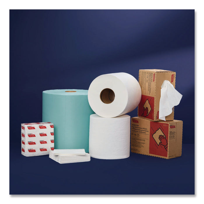 Tuff-Job Spunlace Towels, Blue, Jumbo Roll, 12 x 13, 955/Roll
