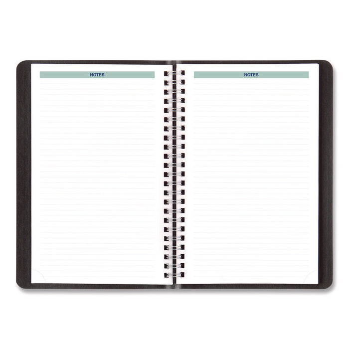 Plan and Link Weekly Planner, 8" x 5", Black Cover, 12-Month (Jan to Dec): 2026