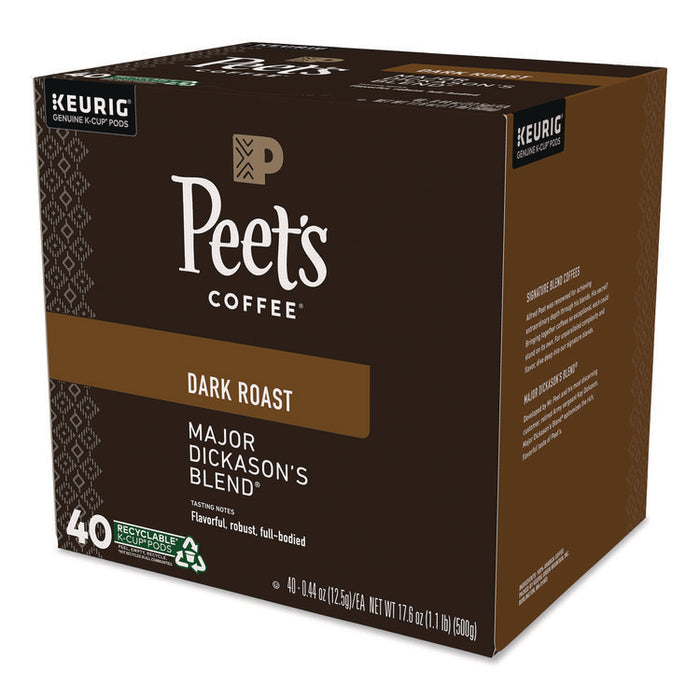 Major Dickason's Blend K-Cups, 0.44 oz, 40/Box