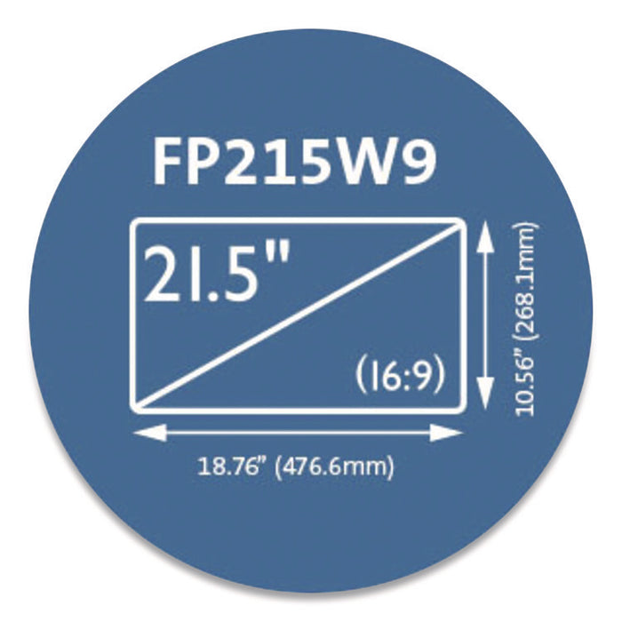 Anti-Glare Reversible Privacy Screen for 21.5" Widescreen Flat Panel Monitor, 16:9 Aspect Ratio