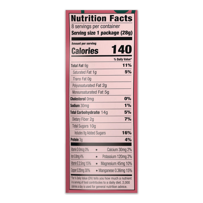 Cranberry Nut Mix, (8) 1 oz Bags