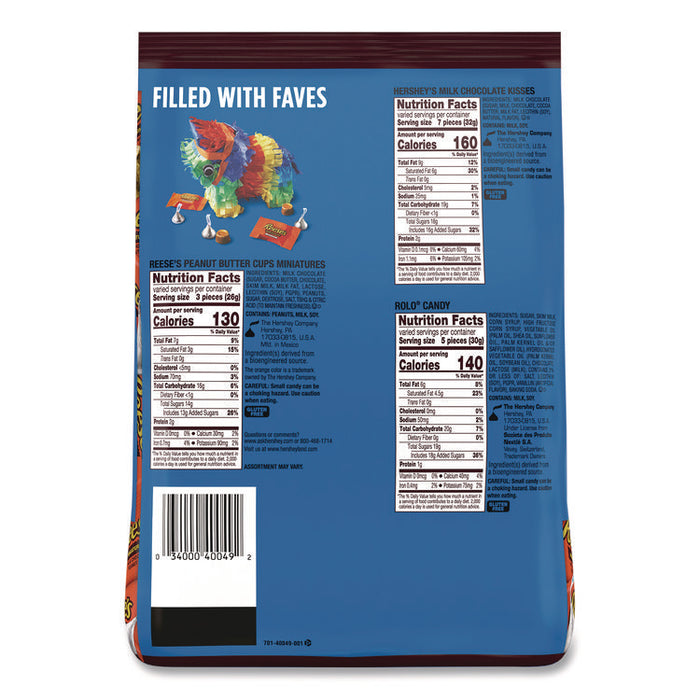 Miniatures Variety Party Pack, Assorted Milk Chocolates, 33 oz Bag