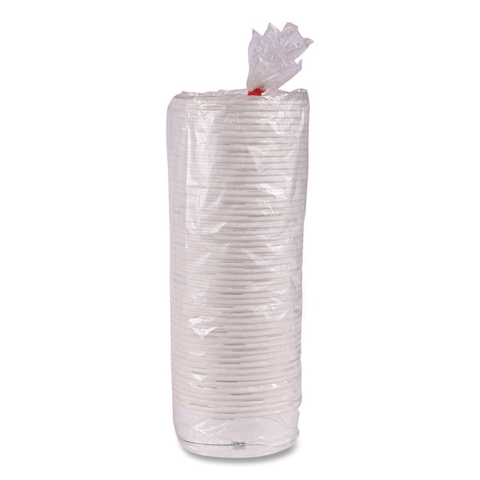 GreenStripe Paper Food Containers, 32 oz, 7.28" dia x 2.48", White, 300/Carton