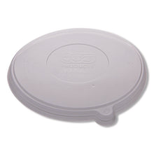 Load image into Gallery viewer, Worldview 100 Percent Recycled Content Lid, 7.93" Diameter x 0.6" h, Clear, 400/Carton
