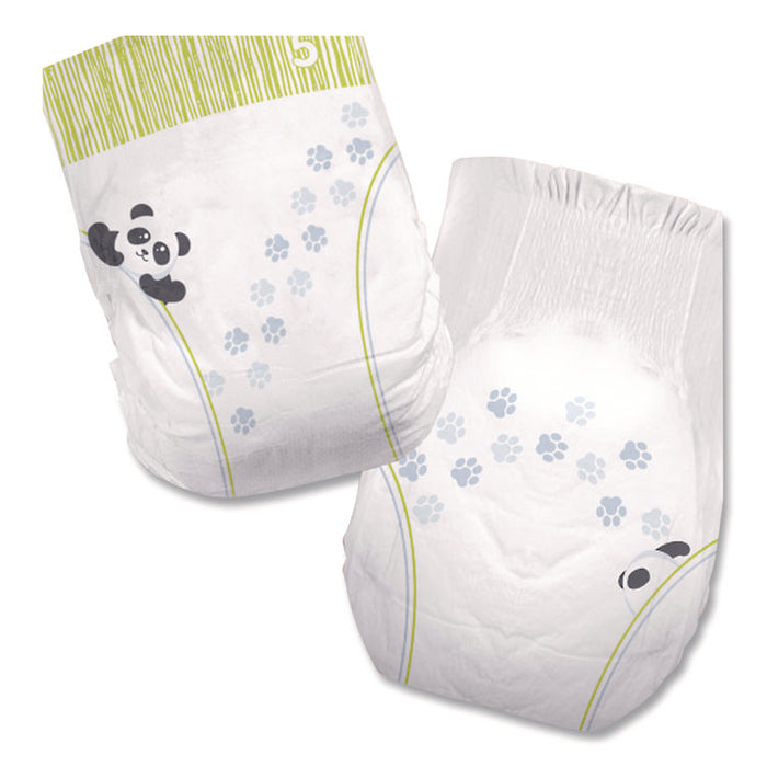 Premium Jumbo Diapers, Size 5, Over 27 lbs, 108/Carton