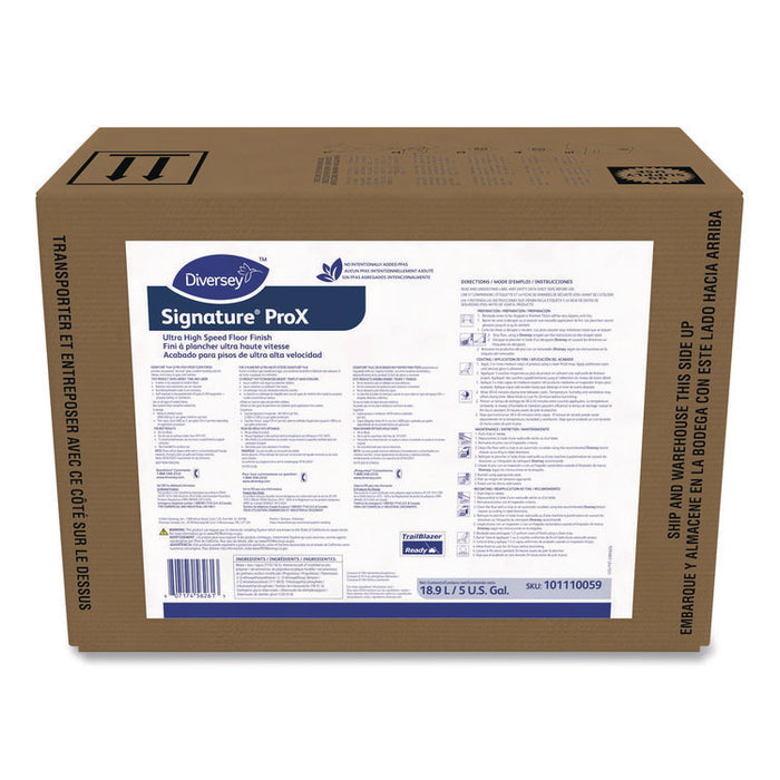 ProX UHS Floor Finish, 5 gal Bag-in-Box