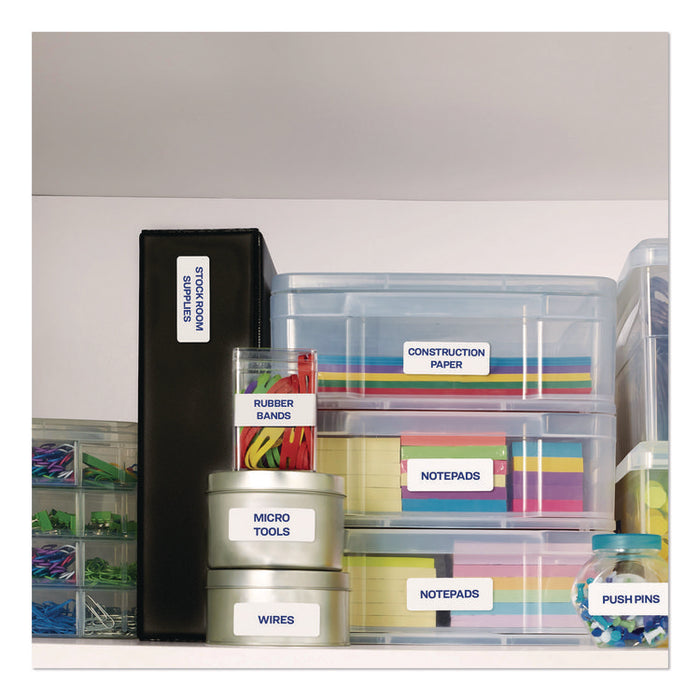 White Address Labels w/ Sure Feed Technology for Laser Printers, Laser Printers, 1 x 2.63, White, 30/Sheet, 250 Sheets/Box