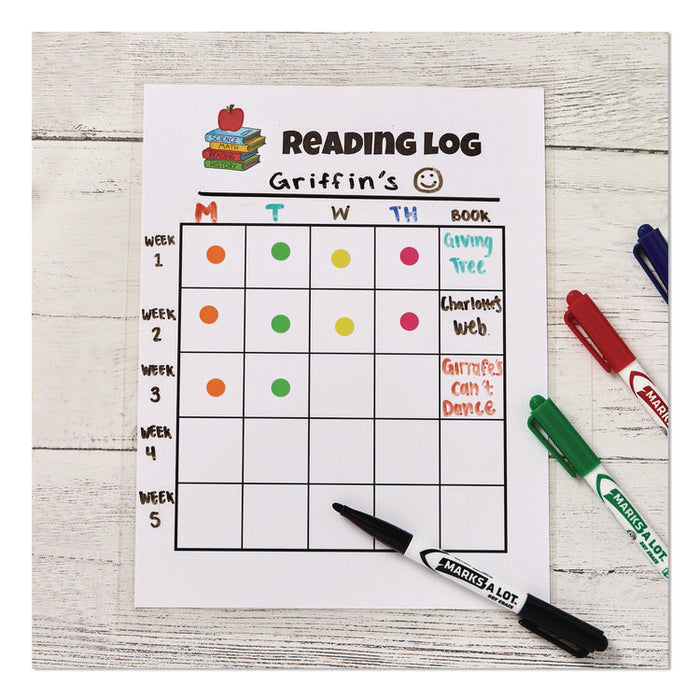 Handwrite-Only Permanent Self-Adhesive Round Color-Coding Labels in Dispensers, 0.25" dia, Green, 450/Roll, (5791)