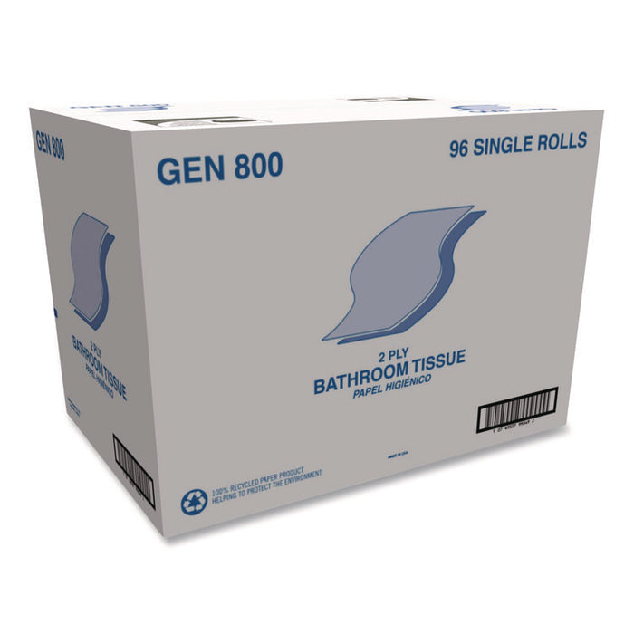 Bath Tissue, Septic Safe, 2-Ply, White, 420 Sheets/Roll, 96 Rolls/Carton