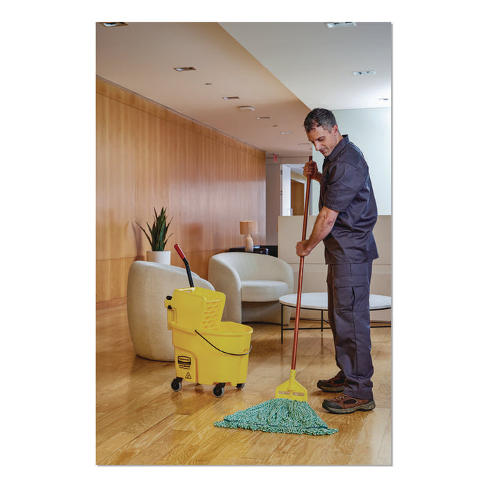 Super Stitch Blend Mop, Cotton/Synthetic, Medium, Green
